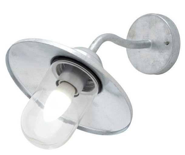LAMPA OGRODOWA LATARNIA MARINE STEL KINKIET IP44